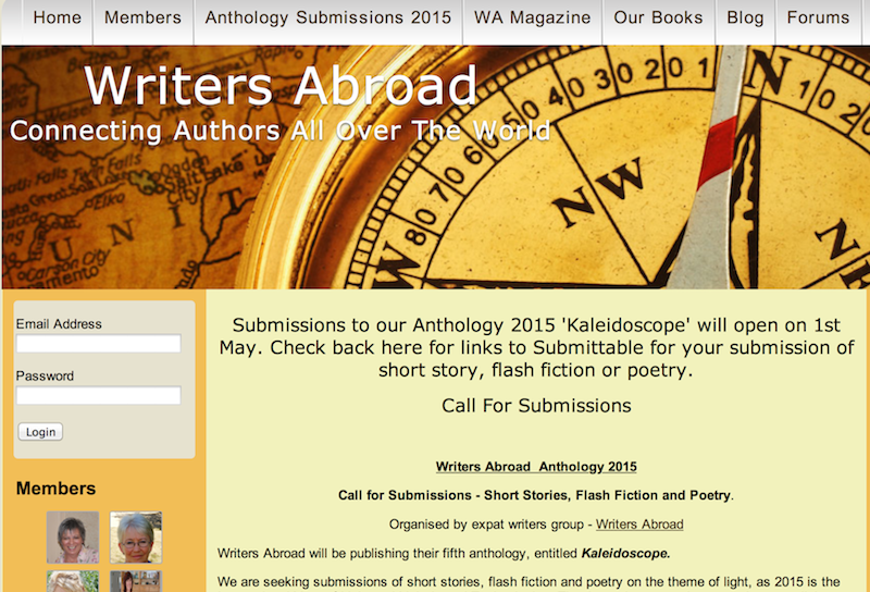 Writers Abroad cover